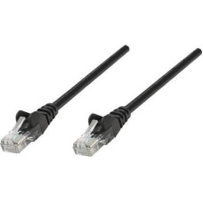 RJ45-ös patch kábel, hálózati LAN kábel CAT 5e U/UTP [1x RJ45 dugó - 1x RJ45 dugó] 10 m Fekete Intellinet