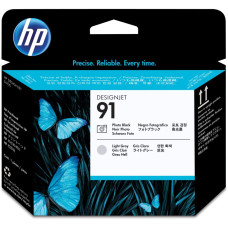 HP 91 PHOTO BLACK & LIGHT GREY PRINTHEAD