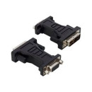 V7 ADAPTER DVI-I TO VGA BLACK DVI-I DUAL LINK/HDDB15 M/F