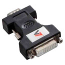 V7 ADAPTER VGA TO DVI-I BLACK HDDB15/DVI-I DUAL LINK M/F