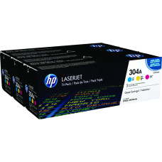 HP CF372AM /304A/Multipack eredeti (CC531A C, CC532A Y, CC533A M) 2x2,8K