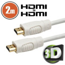 DELIGHT Jelkábel HDMI-HDMI 1.4 3D  2m aranyozott  Am/Am