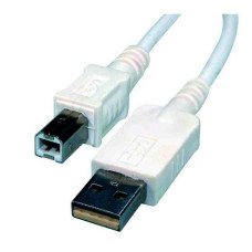 WIRETEK kábel USB Összekötő A-B, 5m, Male/Male