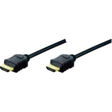 HDMI TV, Monitor csatlakozókábel 1x HDMI dugó - 1x HDMI dugó 5 m Fekete Digitus AK-330114-050-S