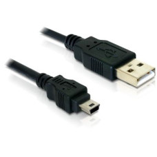 Delock USB2.0 A-B 1,8m mini 5pin 82252