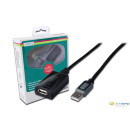 Digitus kábel repeater USB 2.0  1x male USB A-type, 1x female USB A-type 25m /DA-73103/