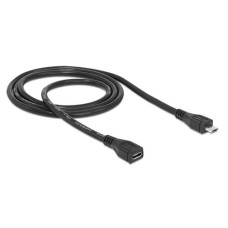 DeLock USB micro-B apa  micro-B anya hosszabbító kábel, 1 m