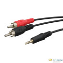 Delight 3.5 mm jack - 2x RCA átalakító kábel 1.5m /20122/