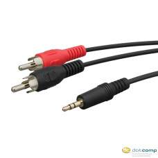 Delight 3.5 mm jack - 2x RCA átalakító kábel 1.5m /20122/