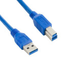 Delock USB 3.0 A &lt,-&gt,  USB 3.0 B M/M adatkábel 1.8m kék