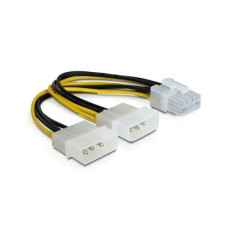 Delock Power 4pin -&gt, Power 8pin M/F adapter