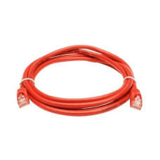 OEM RJ45 CAT5e UTP M/M adatkábel 2m piros