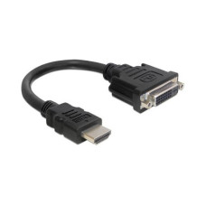 Delock HDMI-A - DVI-D M/F adapter 0.2m