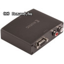 KÖNIG Forditó HDMI-VGA+2xRCA konverter KNVCO3411