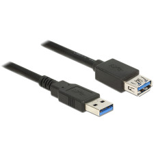 Delock Extension cable USB 3.0 Type-A male  USB 3.0 Type-A female 1.5m black 85055