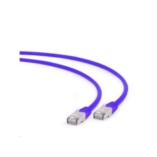 Gembird FTP LSZH kat.6A RJ45 patch kábel, 1m, purple PP6A-LSZHCU-V-1M