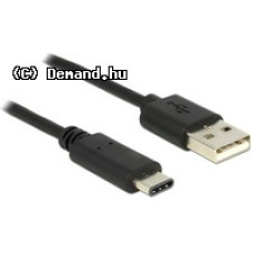 DELOCK kábel USB 2.0 Type-A male to USB 2.0 Type-C male, 2m 83327