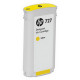 HP B3P21A Yellow No.727 tintapatron eredeti 130ml