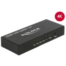 Delock 18684 HDMI UHD-es elosztó 1 x HDMI-bemenet  4 x HDMI-kimenet 4K