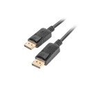 Lanberg cable Display Port M/M 1m 4K black CA-DPDP-10CC-0010-BK