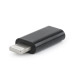 Gembird USB Type-C adapter (CF/8 pin M), black A-USB-CF8PM-01