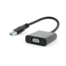 Gembird USB 3.0 to VGA video adapter, black, blister AB-U3M-VGAF-01