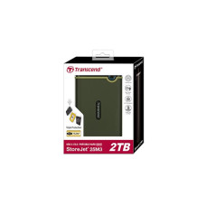 Transcend Slim StoreJet 2.5'' M3S, 2 TB, Portable HDD TS2TSJ25M3S