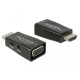 DELOCK Átalakító HDMI-A male to VGA female audió funkcióval 65901