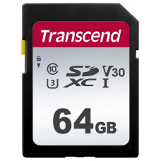 Memory card Transcend SDXC SDC300S 64GB CL10 UHS-I U3 Up to 95MB/S TS64GSDC300S