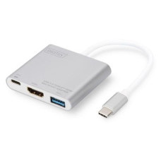 Multi Adapter 1xHDMI 4K 30Hz UHD, 1xUSB Type C, 1xUSB A na USB 3.0 Type C, DA-70838-1