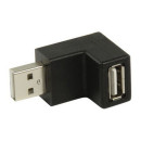 Valueline USB 2.0 USB A dugasz – USB A aljzat 270°-os sarokadapter