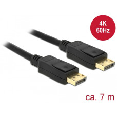 Delock Kábel Displayport 1.2 dugó  Displayport dugó 4K 60 Hz 7 m 84860