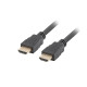 Lanberg cable HDMI M/M V2.0, CCS, 1m Black CA-HDMI-11CC-0010-BK