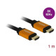 Delock Cable HDMI M/M V2.1 1m 8K 60HZ Black 85727