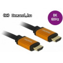 Delock Cable HDMI M/M V2.1 2m 8K 60HZ Black 85729