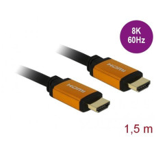 Delock Cable HDMI M/M V2.1 1,5m 8K 60HZ Black 85728