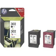 HP Tintapatron 302 Eredeti Fekete, Cián, Bíbor, Sárga X4D37AE Nyomtatópatron kombi csomag