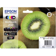 Epson Tinta kombicsomag T02E74, 202 Eredeti Fekete, Fénykép fekete, Cián, Bíbor, Sárga C13T02E74010