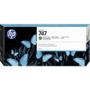 HP Tintapatron 747 Eredeti Zöld 300 ml P2V84A 1 db