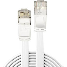 RJ45 Hálózat Csatlakozókábel CAT 6A U/FTP 5 m Fehér Védővel LINDY