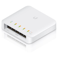 Ubiquiti USW-Flex 5 x Gigabit UniFi switch (1x PoE In, 4x PoE+/48V PoE out 46W) USW-Flex