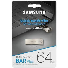 SAMSUNG BAR PLUS 64GB USB 3.1 Champagne Silver MUF-64BE3/APC