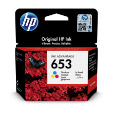 HP Patron No 653 háromszínű tintapatron Ink Advantage 200/oldal 3YM74AE