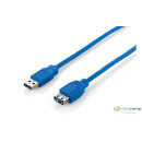 Equip 128398 USB 3.0 A-A hosszabbítókábel apa - anya duplán árnyékolt 2m