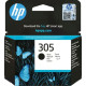 HP 305 Black Original Ink Cartridge 3YM61AE#UUS