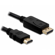 DELOCK kábel Displayport male to HDMI male, 1m