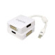 LogiLink Mini Displayport - HDMI/DVI/Displayport 3 az 1-ben konverter kábel /CV0045/