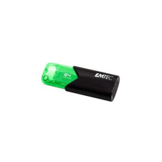 EMTEC Pendrive, 64GB, USB 3.2, EMTEC "B110 Click Easy", fekete-zöld