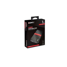 EMTEC SSD (külső memória), 128GB, USB 3.2, 420/450 MB/s, EMTEC "X200" ECSSD128GX200