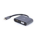 USB 3.0 C-HDMI + VGA Gembird A-USB3C-HDMIVGA-01 A-USB3C-HDMIVGA-01